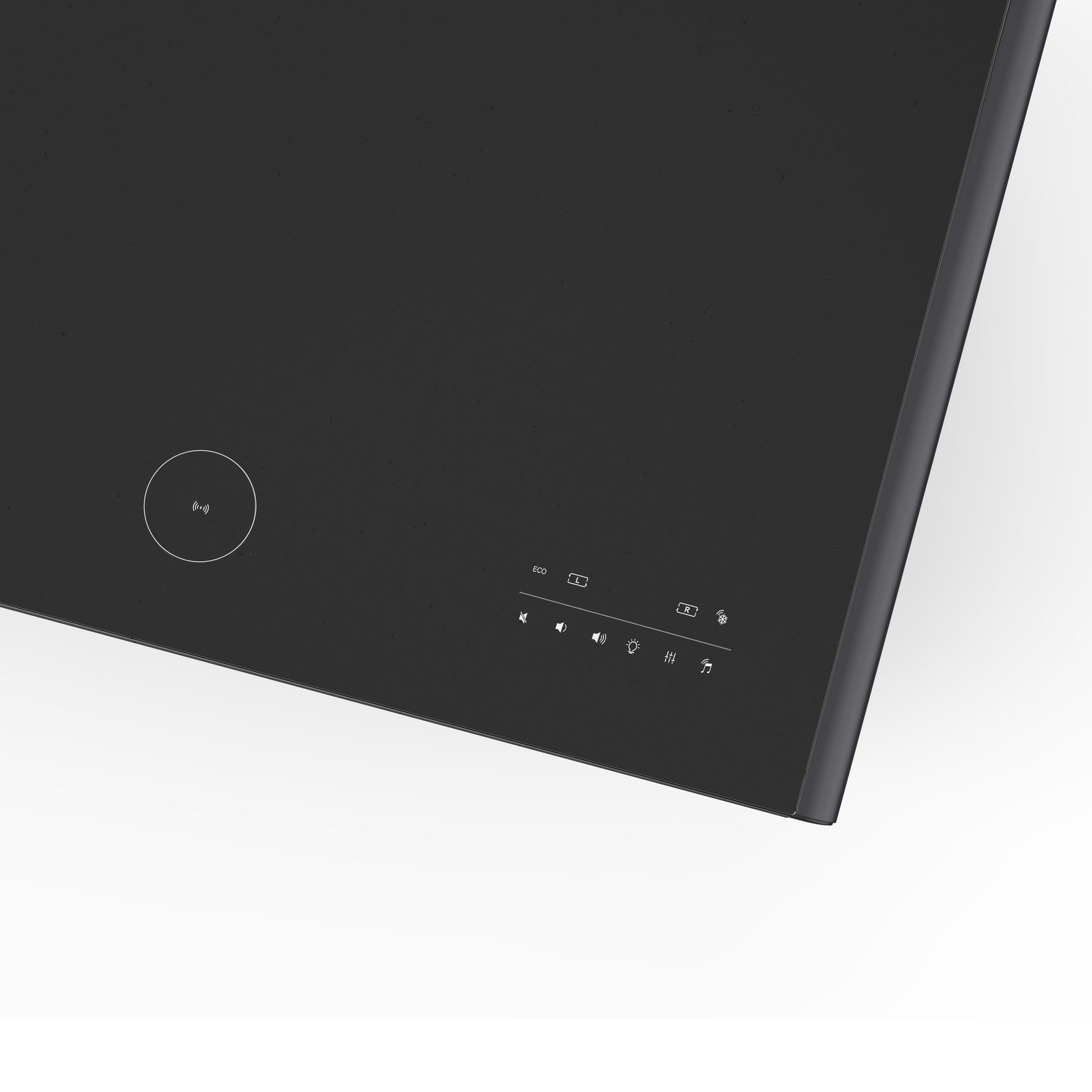 Forno Evoluto Tavolo 51-Inch Black Smart Coffee Table – Dual Refrigerator Drawers, Bluetooth 5.0 Audio, Wireless Charging & RGB Ambient Light - BonPrix Électroménagers
