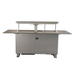 Elevato Smart Bar Table, Sandstone Black, 5.3 cu.ft fridge and freezer with Bluetooth control - BonPrix Électroménagers