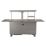 Elevato Smart Bar Table, Sandstone Black, 5.3 cu.ft fridge and freezer with Bluetooth control - BonPrix Électroménagers