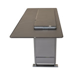 Elevato Smart Bar Table, Sandstone Black, 5.3 cu.ft fridge and freezer with Bluetooth control - BonPrix Électroménagers