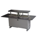 Elevato Smart Bar Table, Midnight Marble, 5.3 cu.ft fridge and freezer with Bluetooth control