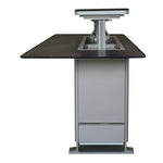 Elevato Smart Bar Table, Midnight Marble, 5.3 cu.ft fridge and freezer with Bluetooth control