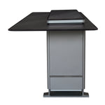 Elevato Smart Bar Table, Midnight Marble, 5.3 cu.ft fridge and freezer with Bluetooth control