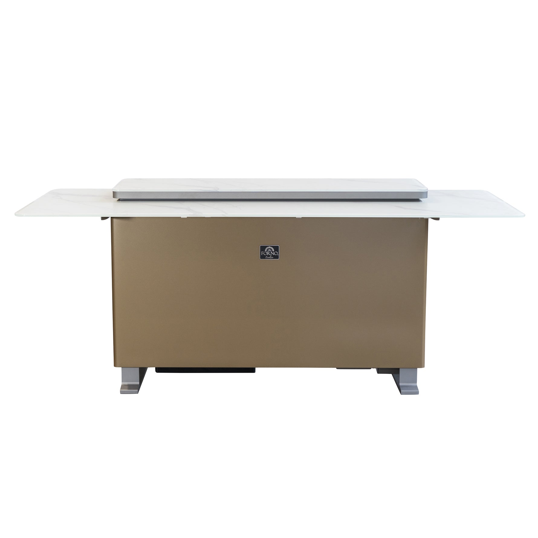 Elevato Smart Bar Table in White, 5.3 cu.ft fridge and freezer with Bluetooth control - BonPrix Électroménagers