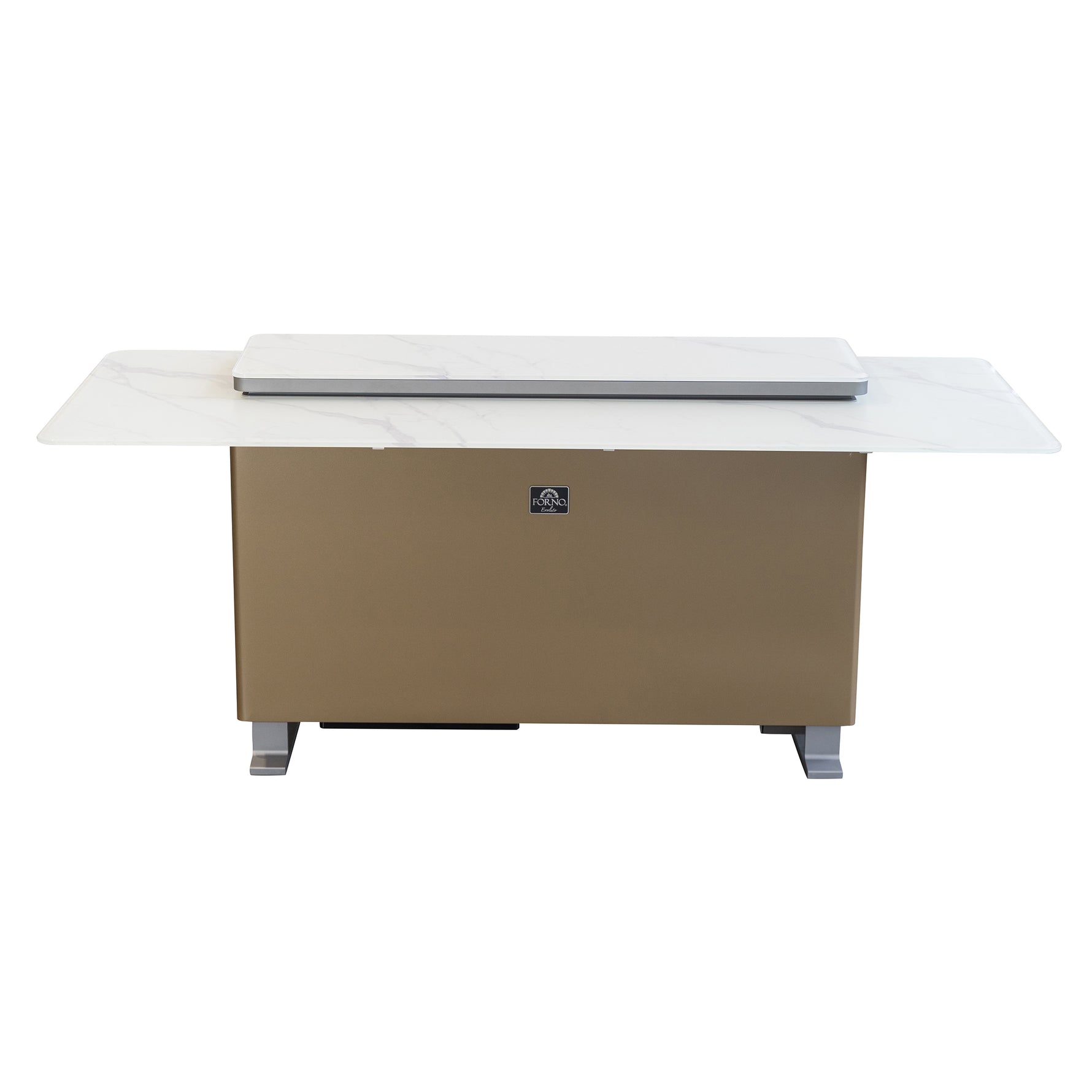 Elevato Smart Bar Table in White, 5.3 cu.ft fridge and freezer with Bluetooth control - BonPrix Électroménagers
