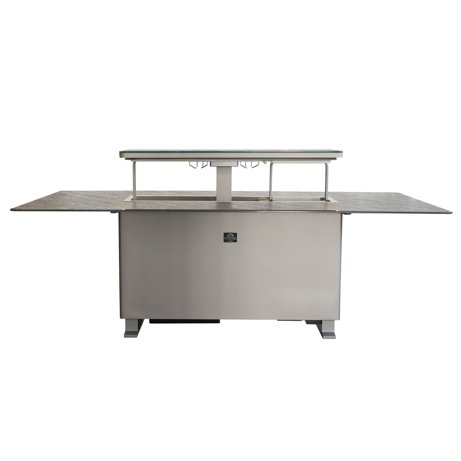 Cinetico Smart Dining Table, Sandstone Black, 5.3 cu.ft fridge and freezer with Bluetooth control - BonPrix Électroménagers