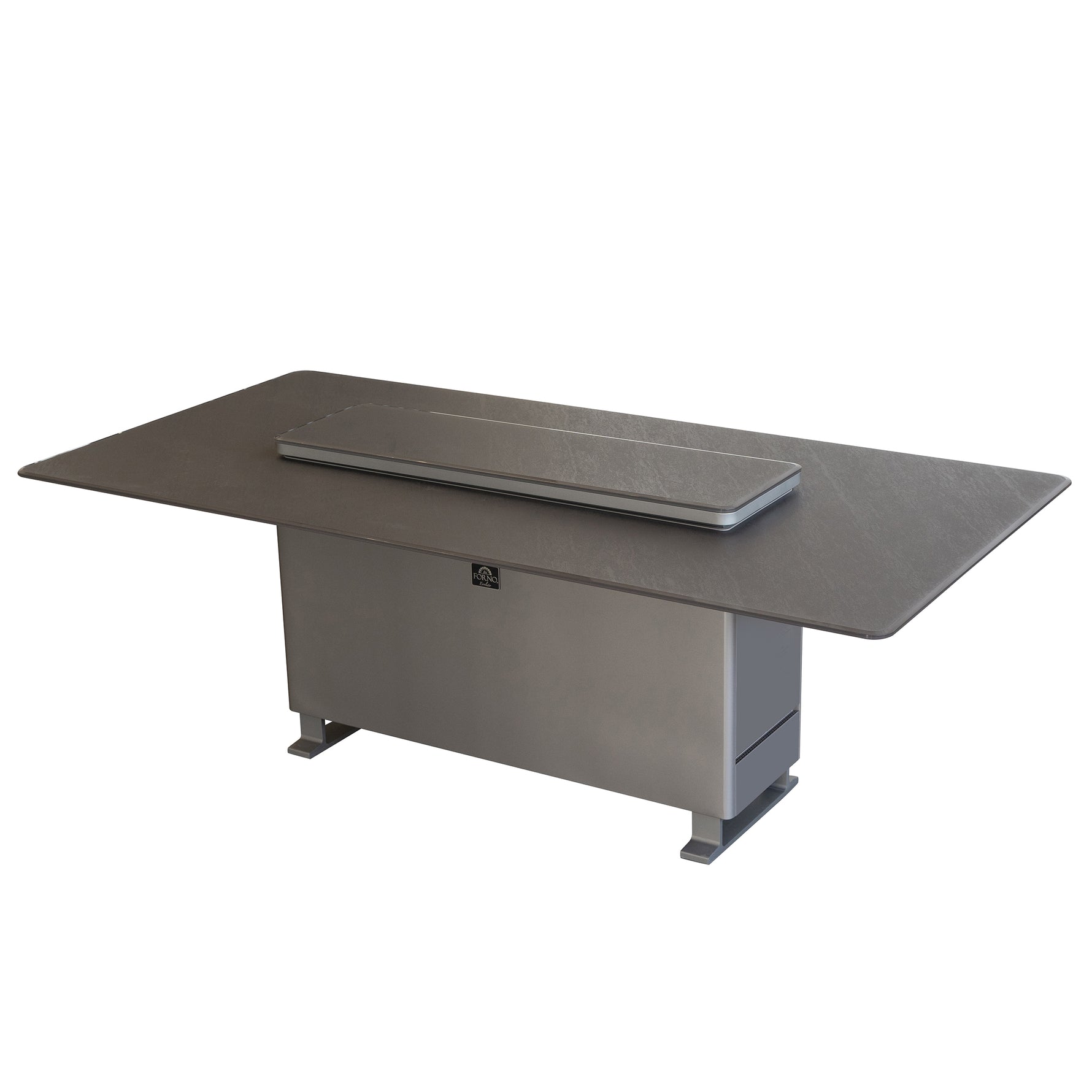 Cinetico Smart Dining Table, Sandstone Black, 5.3 cu.ft fridge and freezer with Bluetooth control - BonPrix Électroménagers