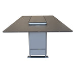 Cinetico Smart Dining Table, Sandstone Black, 5.3 cu.ft fridge and freezer with Bluetooth control - BonPrix Électroménagers
