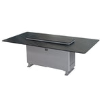 Cinetico Smart Dining Table, Midnight Marble, 5.3 cu.ft fridge and freezer with Bluetooth control