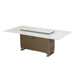 Cinetico Smart Dining Table in White, 5.3 cu.ft fridge and freezer with Bluetooth control - BonPrix Électroménagers