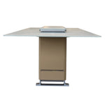 Cinetico Smart Dining Table in White, 5.3 cu.ft fridge and freezer with Bluetooth control - BonPrix Électroménagers