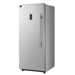 Forno Fortezza 28 Inch Left-Swing Freezer, Stainless Steel with Automatic Ice Maker - BonPrix Électroménagers