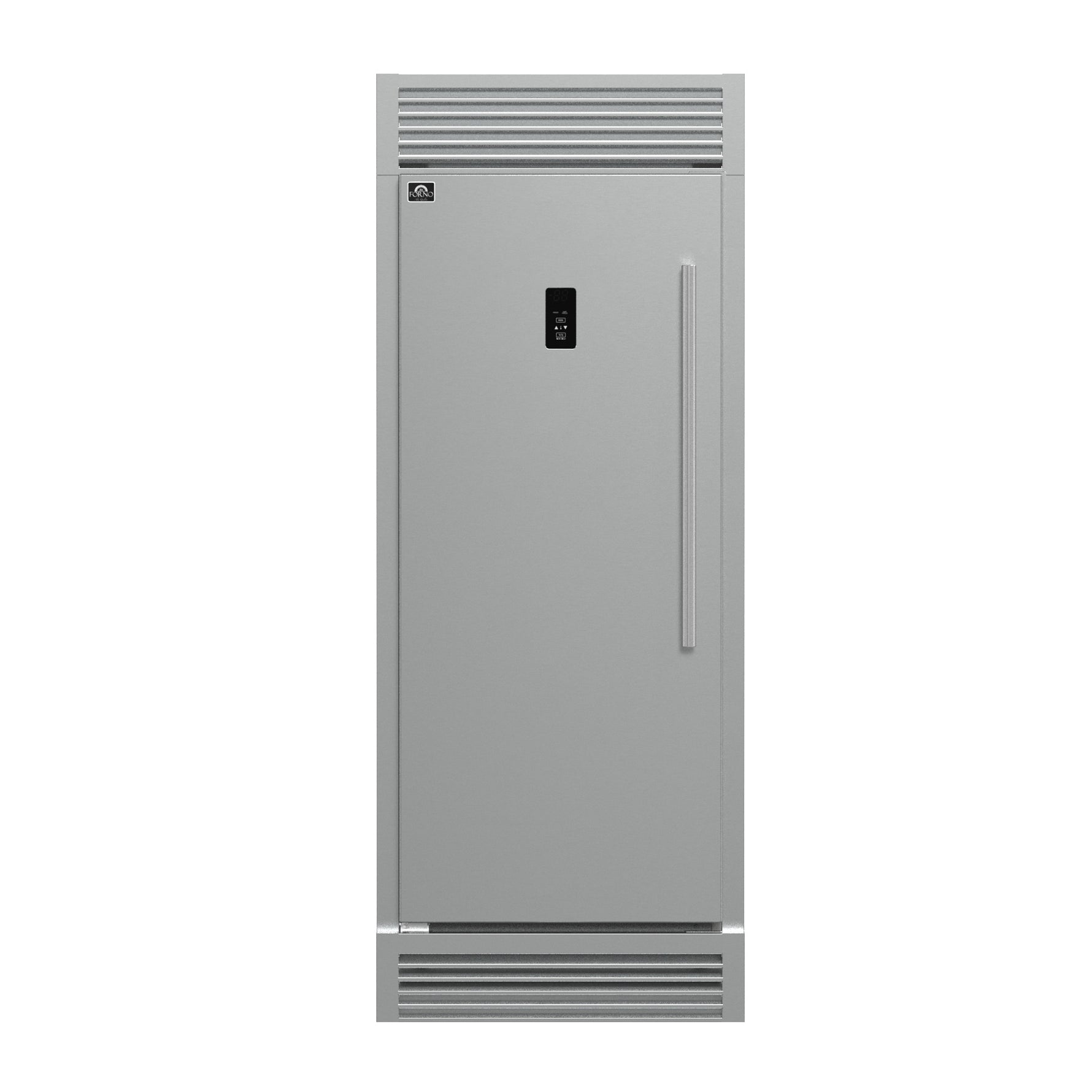 Forno Fortezza 32 Inch Left-Swing Freezer with Standard Trim Grill, Stainless Steel, with Automatic Ice Maker - BonPrix Électroménagers