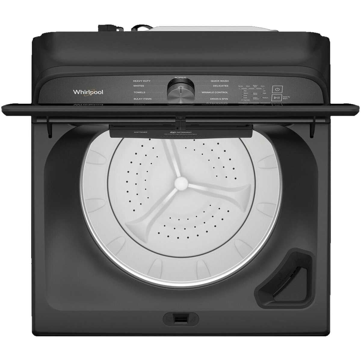 WTW6157PB - open lid view