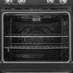 Forno Vomero 30-Inch Double Wall Oven, Black, 10 cu.ft Total Capacity, 7100W Convection, Mechanical Controls, Manuel Steam Clean - BonPrix Électroménagers