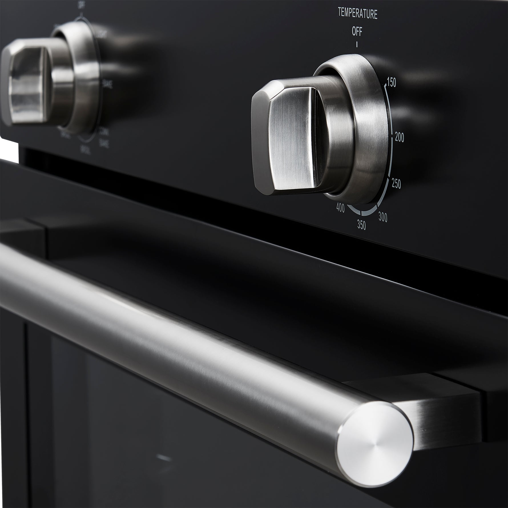 Forno Vomero 30-Inch Wall Oven, Black, 5 cu.ft Capacity, 3550 Watts Convection, Mechanical Controls, Manuel Steam Clean - BonPrix Électroménagers