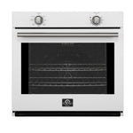 Forno Vomero 30-Inch Wall Oven, White, 5 cu.ft Capacity, 3550 Watts Convection, Mechanical Controls, Manuel Steam Clean - BonPrix Électroménagers