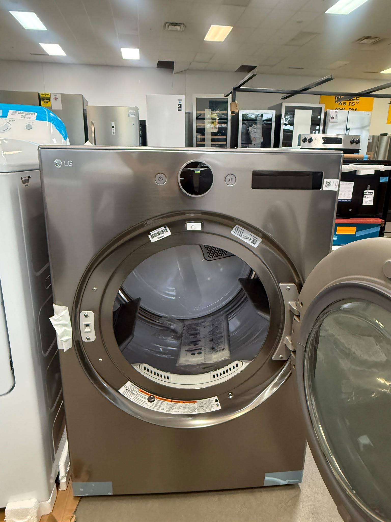 DLEX5500V - SÉCHEUSES - LG - Électrique - Acier Graphite - Boîte Ouverte