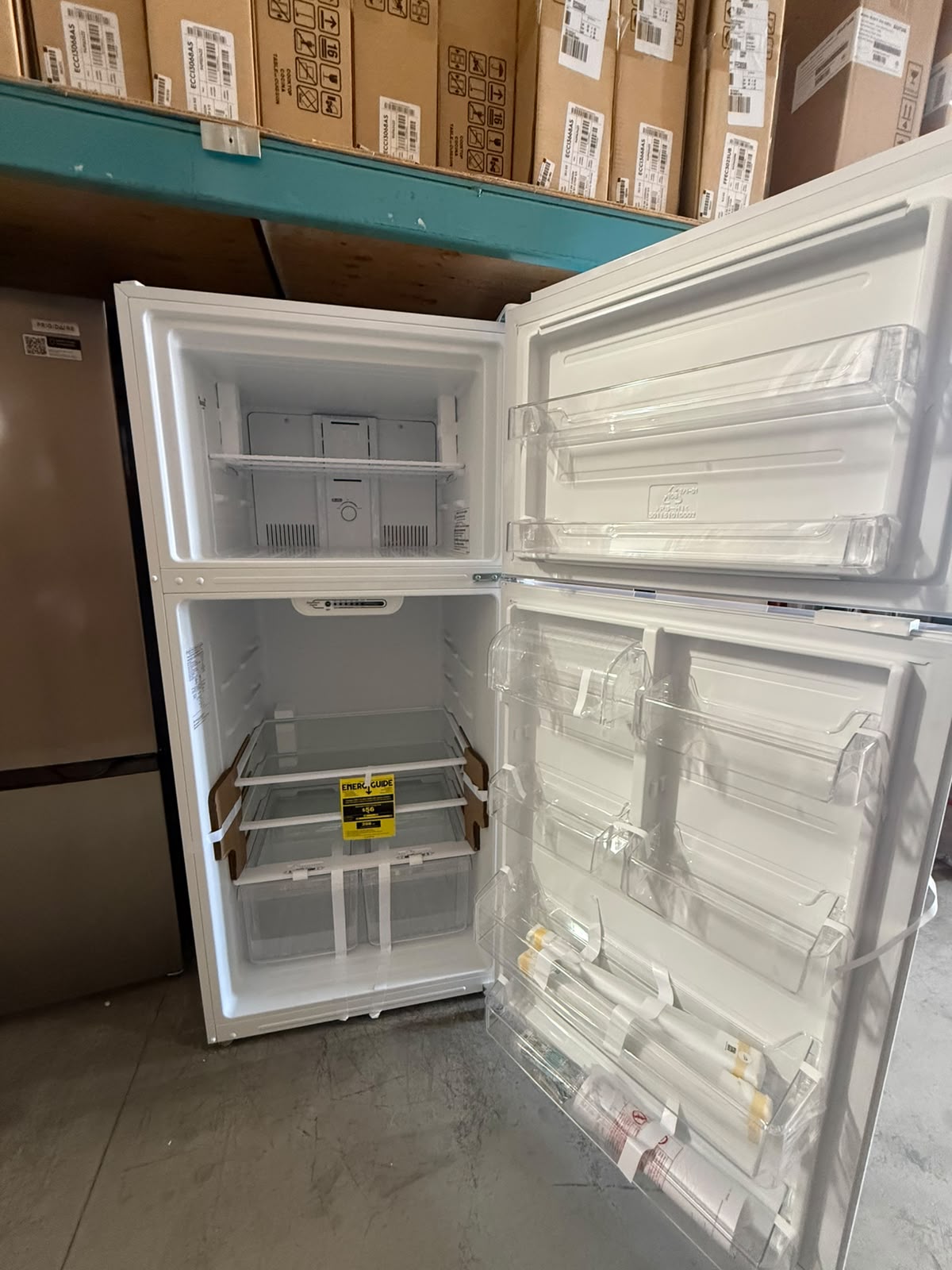 GTS18FTLKWW - REFRIGERATORS - GE - Top Freezer - White - Open Box