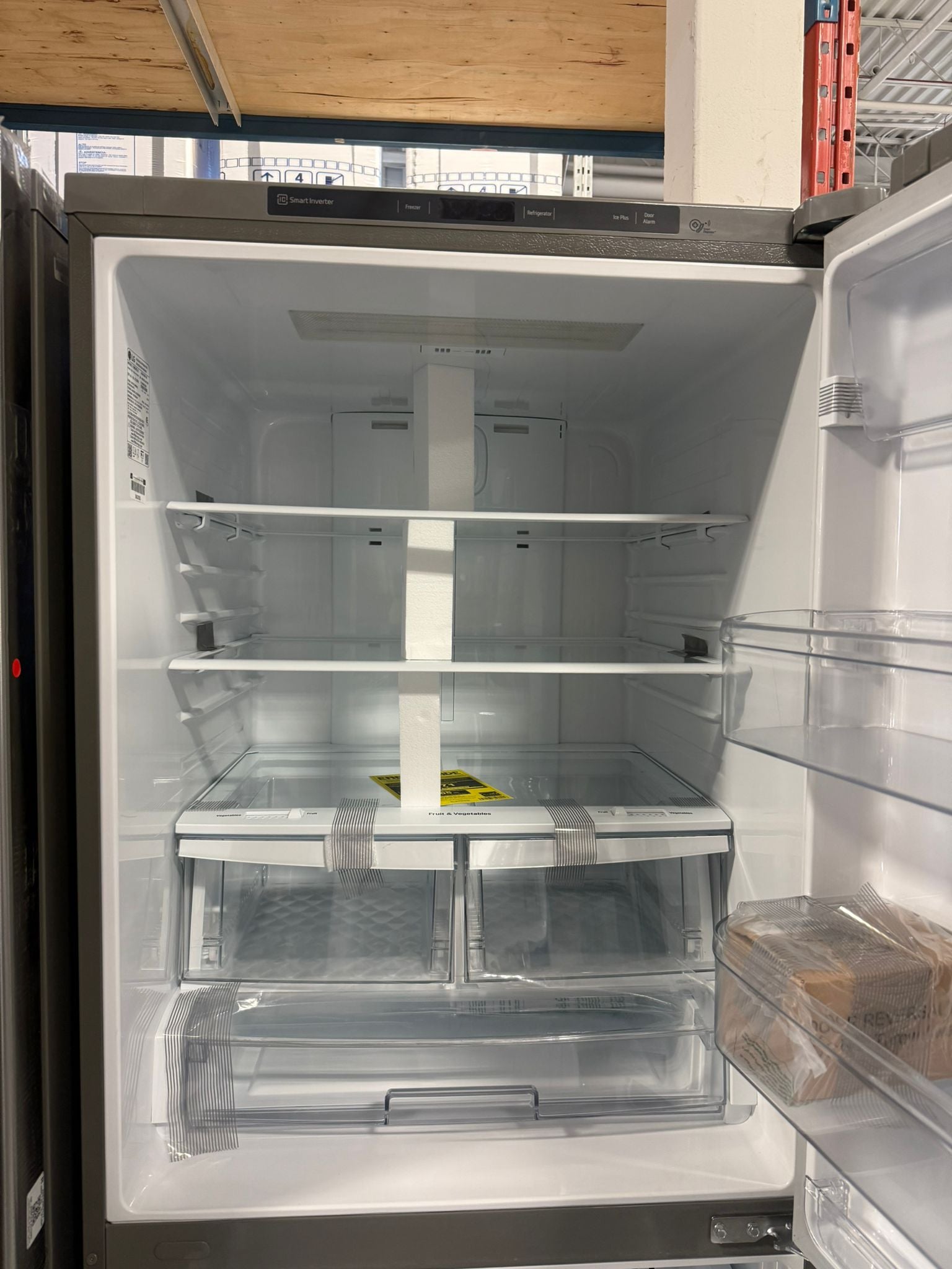 LRDNS2200S - REFRIGERATORS - LG - Bottom Freezer - Stainless Steel - Open Box