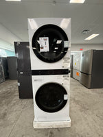 WKE100HWA - LAUNDRY CENTERS - LG - Stacked Washer/Dryer - Electric - White - Open Box
