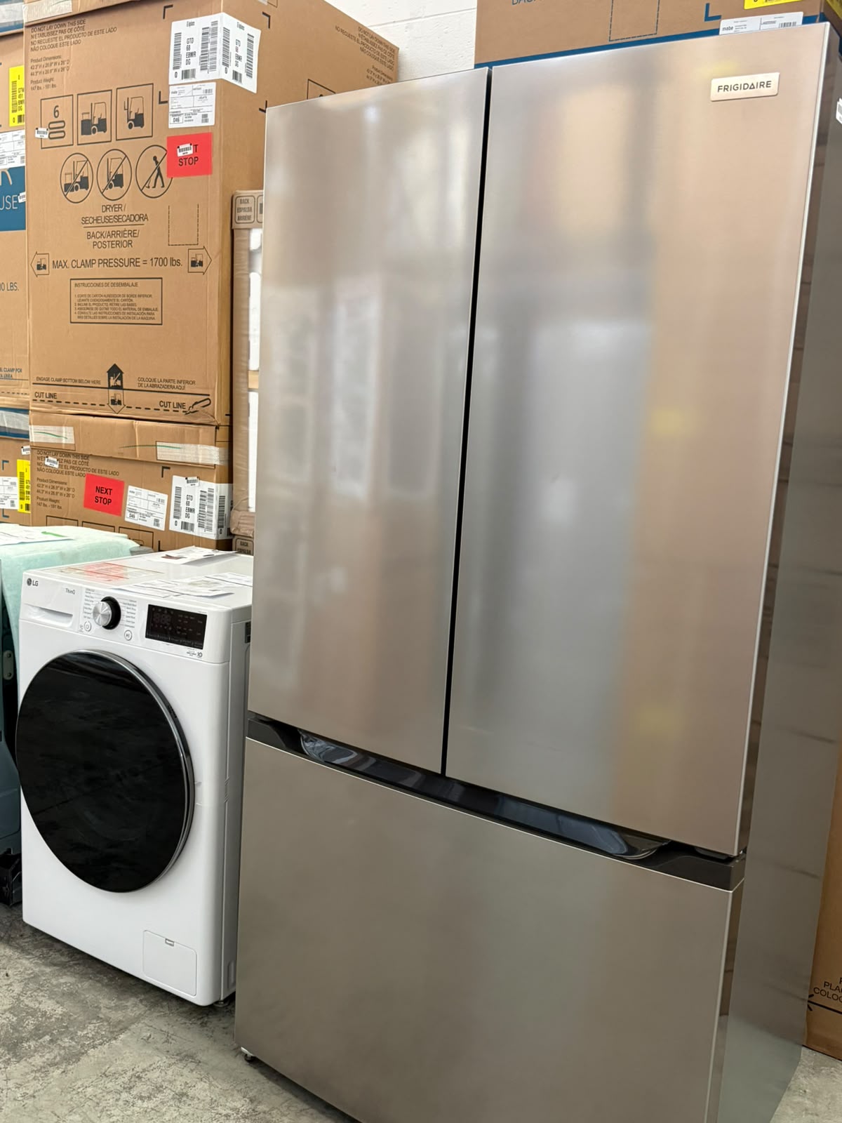 FRFG2011AV - REFRIGERATORS - Frigidaire - French 3-Door - Stainless Steel - Open Box