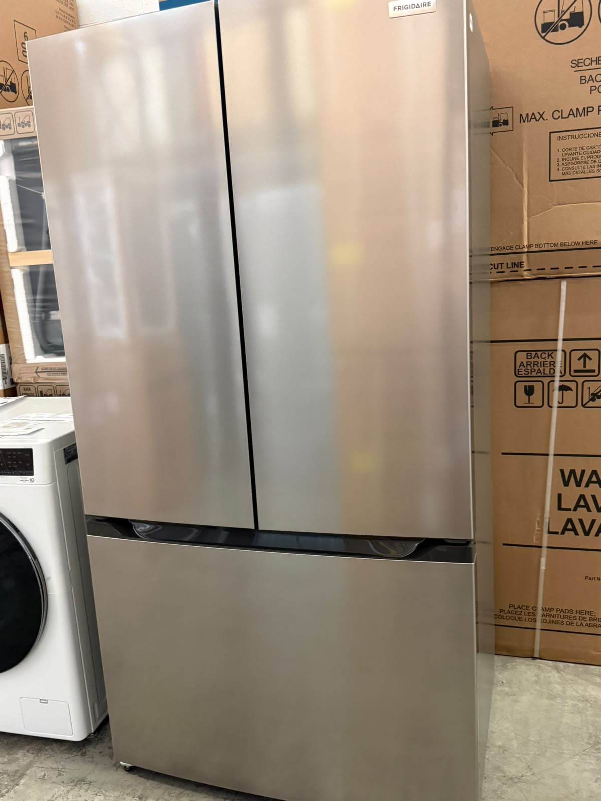 FRFG2011AV - REFRIGERATORS - Frigidaire - French 3-Door - Stainless Steel - Open Box