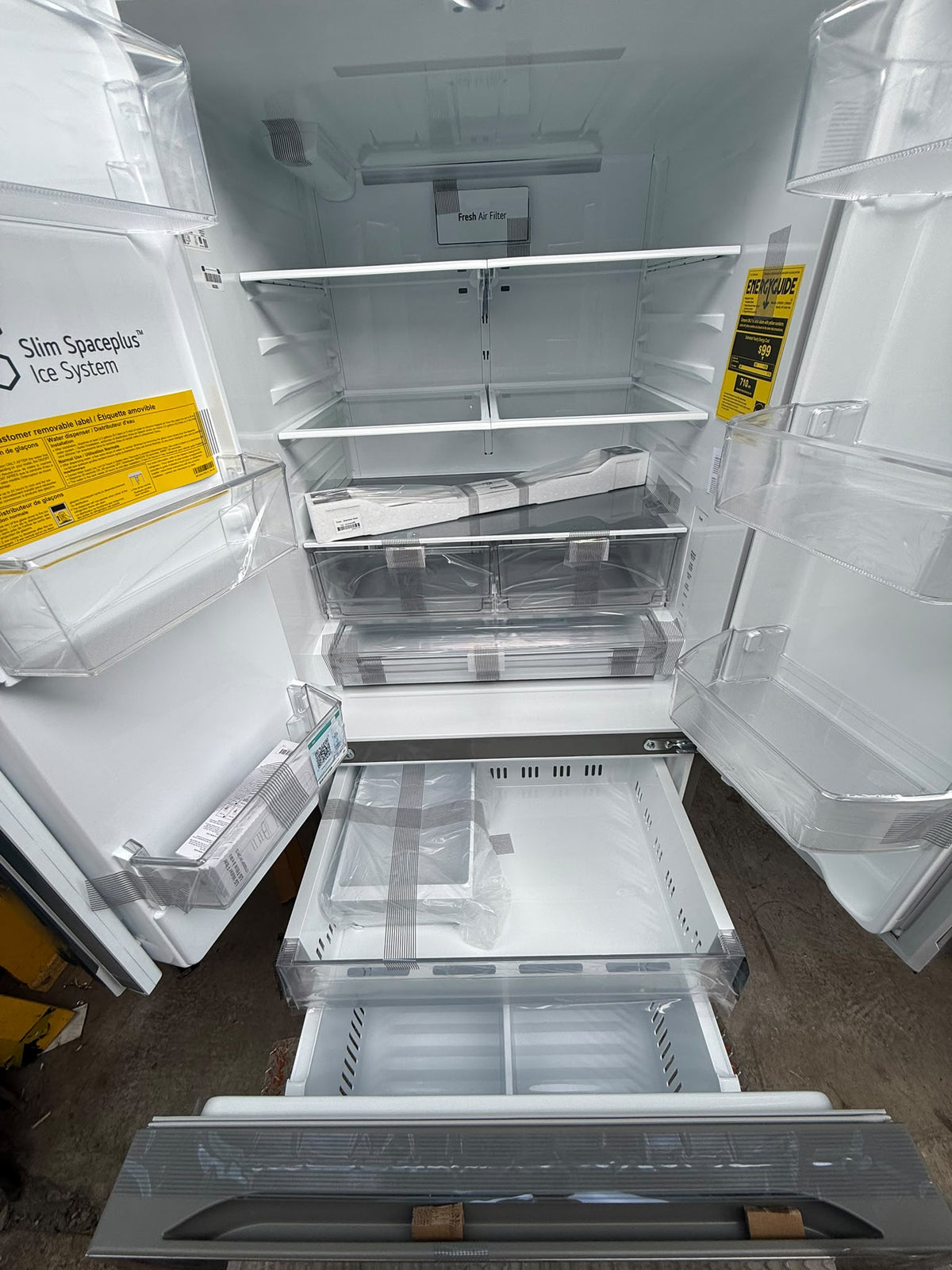 LF25H6330S - REFRIGERATORS - LG - French 3-Door - Stainless Steel - Open Box