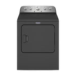 YMED5430PBK Maytag electric dryer Volcano Black - front view