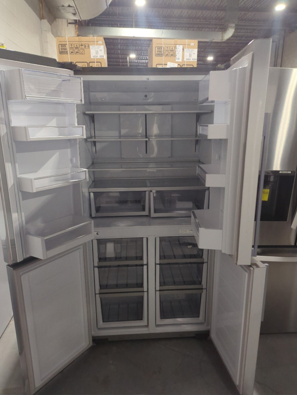 RF203QDUVX1 - REFRIGERATORS - Fisher & Paykel - French 4-Door - Stainless Steel - Open Box - BonPrix Électroménagers