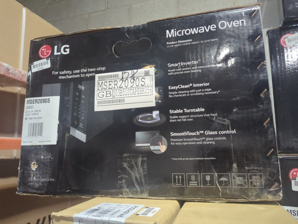 MSER2090S - FOURS À MICRO-ONDES - LG - Comptoir - Noir - Boîte Ouverte