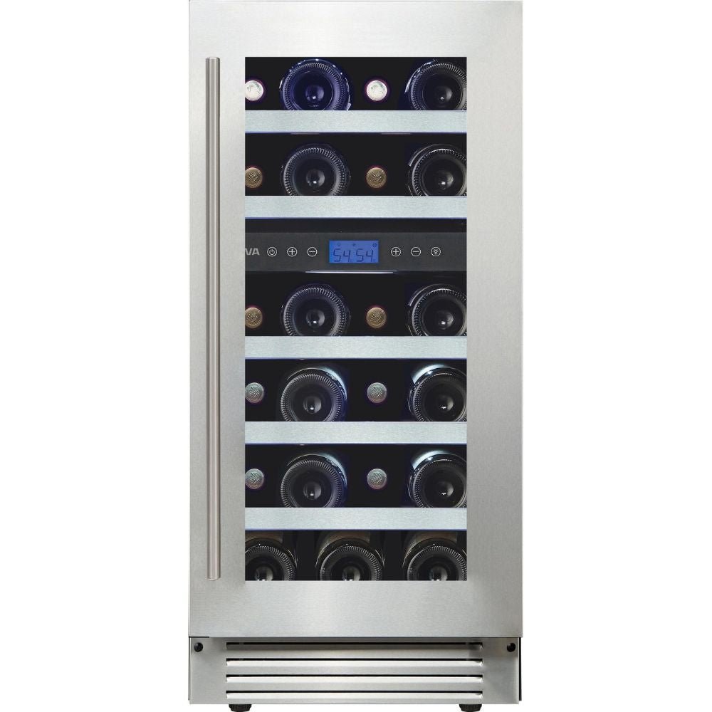 ABWC232SS - WINE STORAGE - AVIVA - Stainless Steel - Open Box - BonPrix Électroménagers