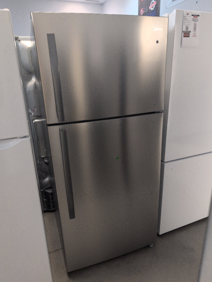 MRT18B2ASL - REFRIGERATORS - Midea - Top Freezer - Stainless Steel - Open Box