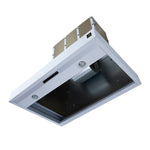 Ambassador 36" Range Hood in White with 427 CFM, 3 speeds, Dishwasher safe Baffle filters, LED Lights and Remote Control - BonPrix Électroménagers