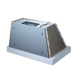 Ambassador 36" Range Hood in White with 427 CFM, 3 speeds, Dishwasher safe Baffle filters, LED Lights and Remote Control - BonPrix Électroménagers