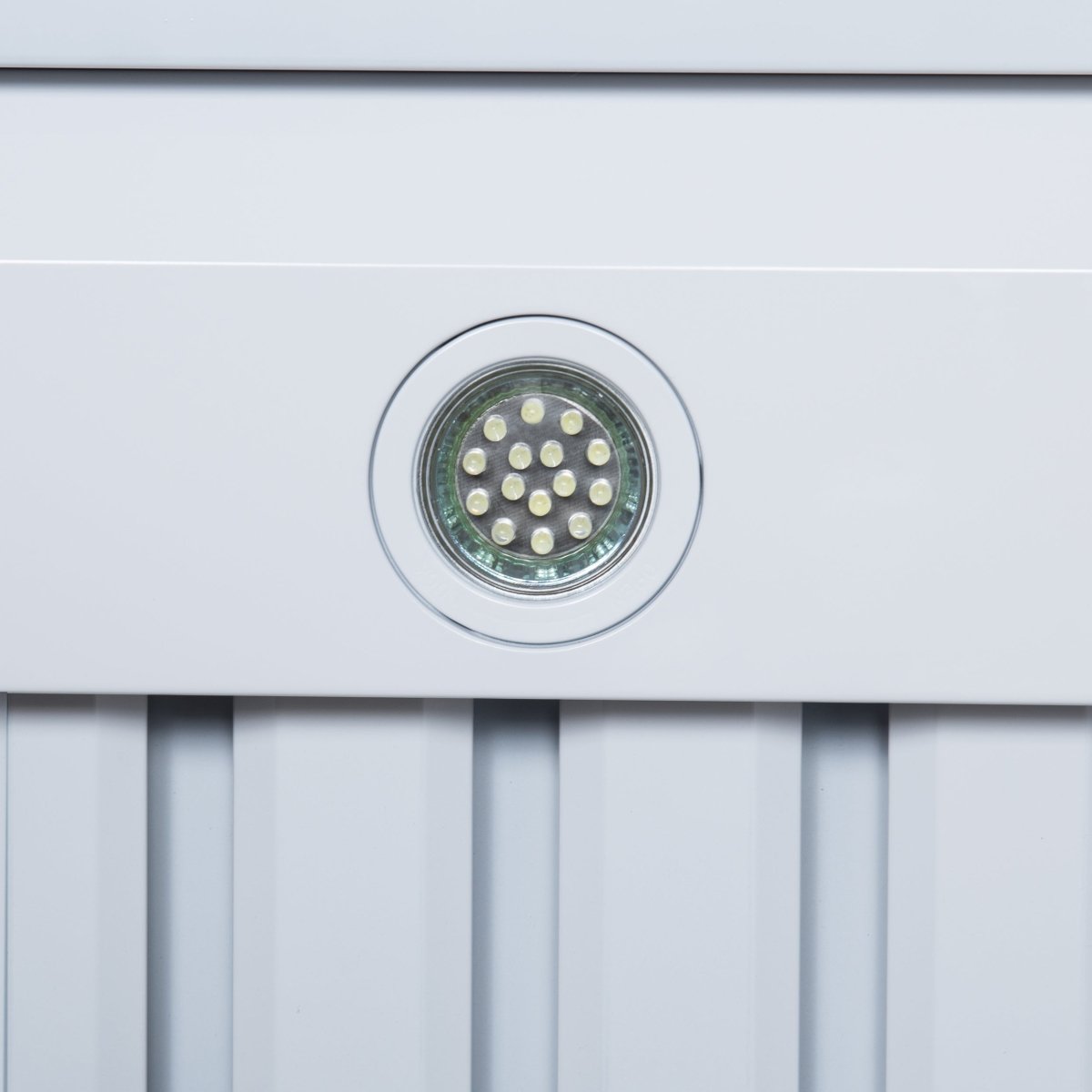 Ambassador 36" Range Hood in White with 427 CFM, 3 speeds, Dishwasher safe Baffle filters, LED Lights and Remote Control - BonPrix Électroménagers