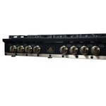 Ambassador 48" Gas Cooktop in Black, 8 Sealed burners, 94,000 BUT Output, 2 Antique Brass Dual-Ring Burners, Continuous Cast Iron Grates - BonPrix Électroménagers