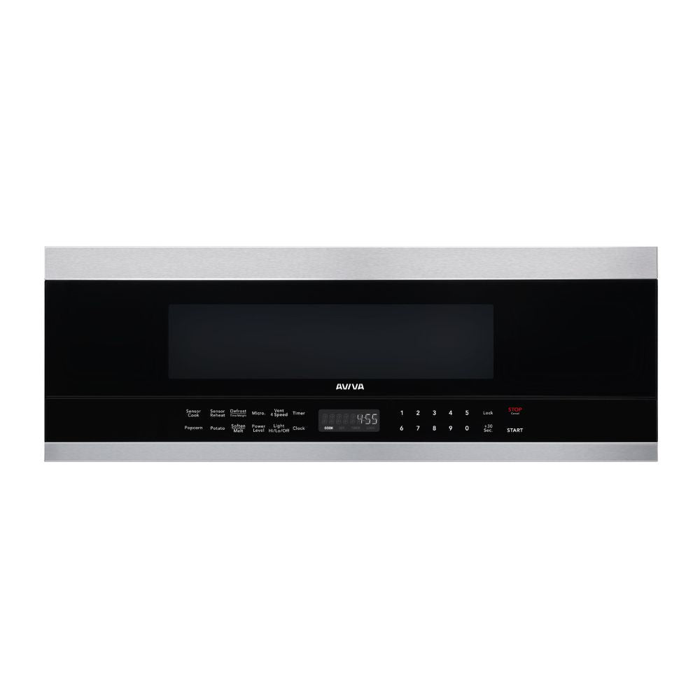AOTRS304SB - MICROWAVES OVENS - AVIVA - Over - The - Range - Stainless Steel - Open Box - BonPrix Électroménagers