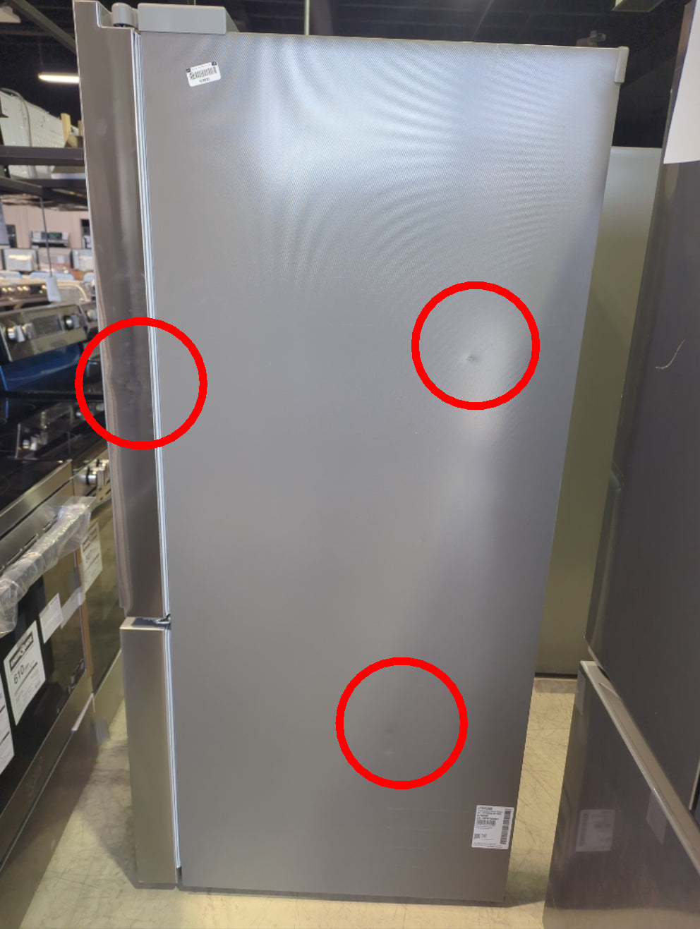 LF25H6330S - REFRIGERATORS - LG - French 3-Door - Stainless Steel - Open Box