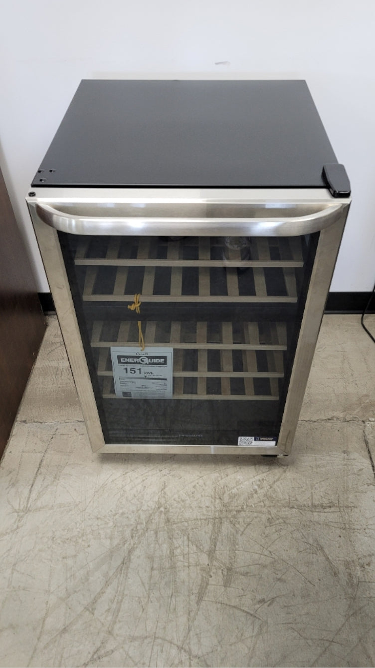 FRWE4626AS - WINE STORAGE - Frigidaire - Door Color: Stainless Steel - Cabinet Color: Black - Open Box