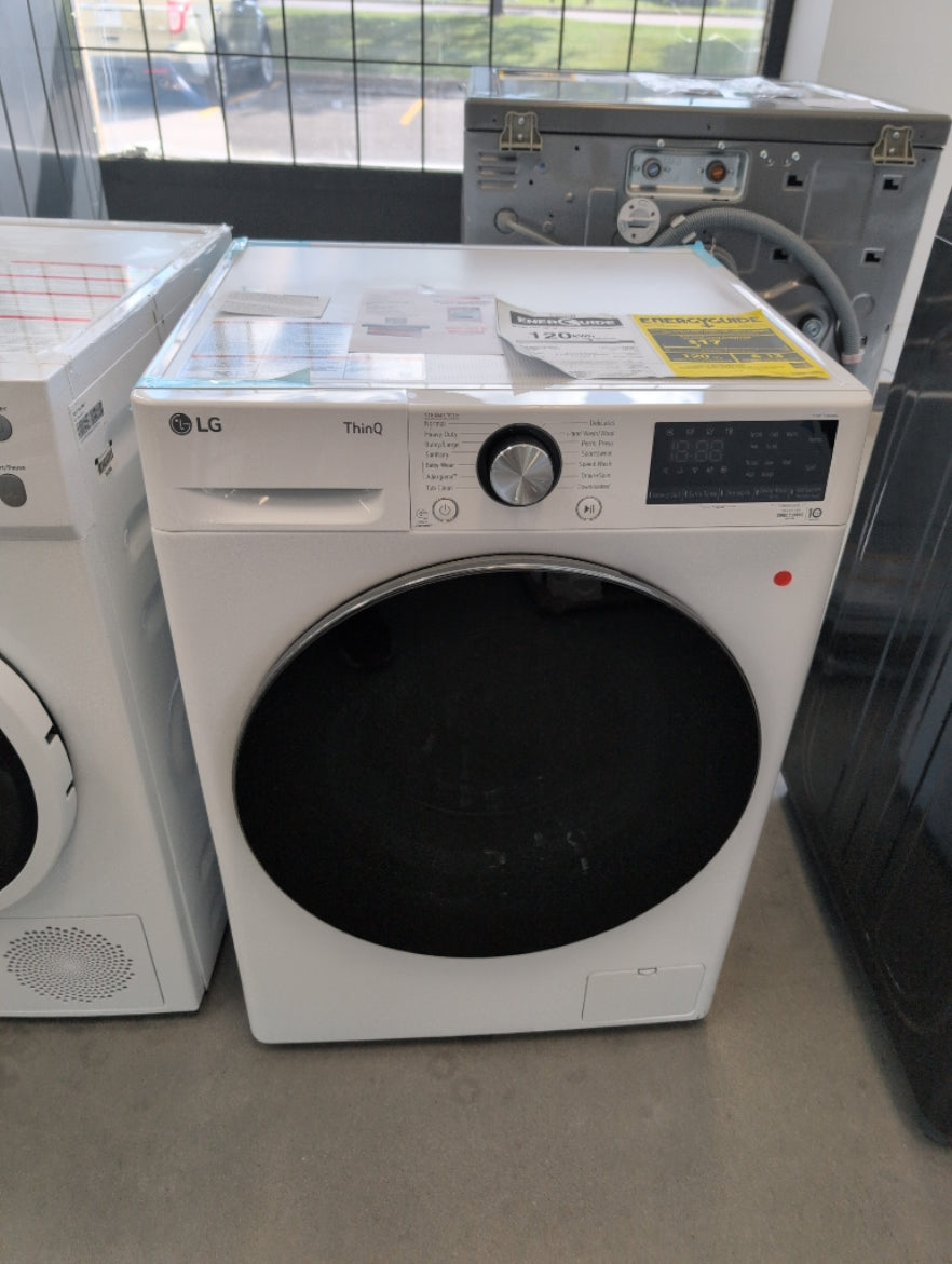 WM1455HWA - LAVEUSES - LG - À chargement frontal - Blanc - Boîte Ouverte