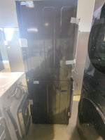 WKEX300HBA - LAUNDRY CENTERS - LG - Stacked Washer/Dryer - Electric - Black Stainless Steel - Open Box