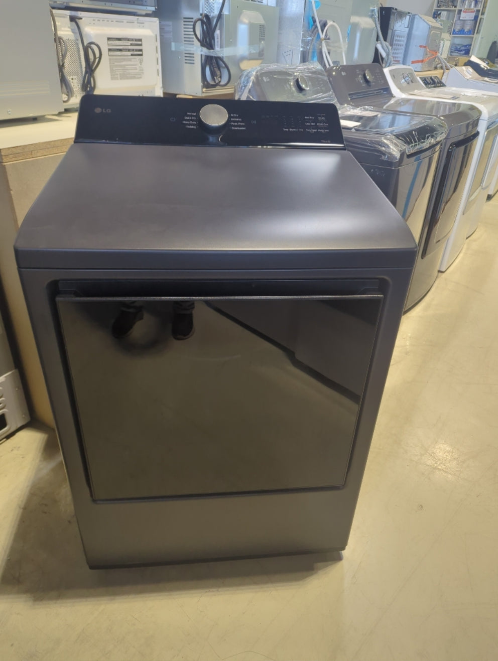 DLE8400BE - DRYERS - LG - Electric - Black - Open Box - BonPrix Électroménagers