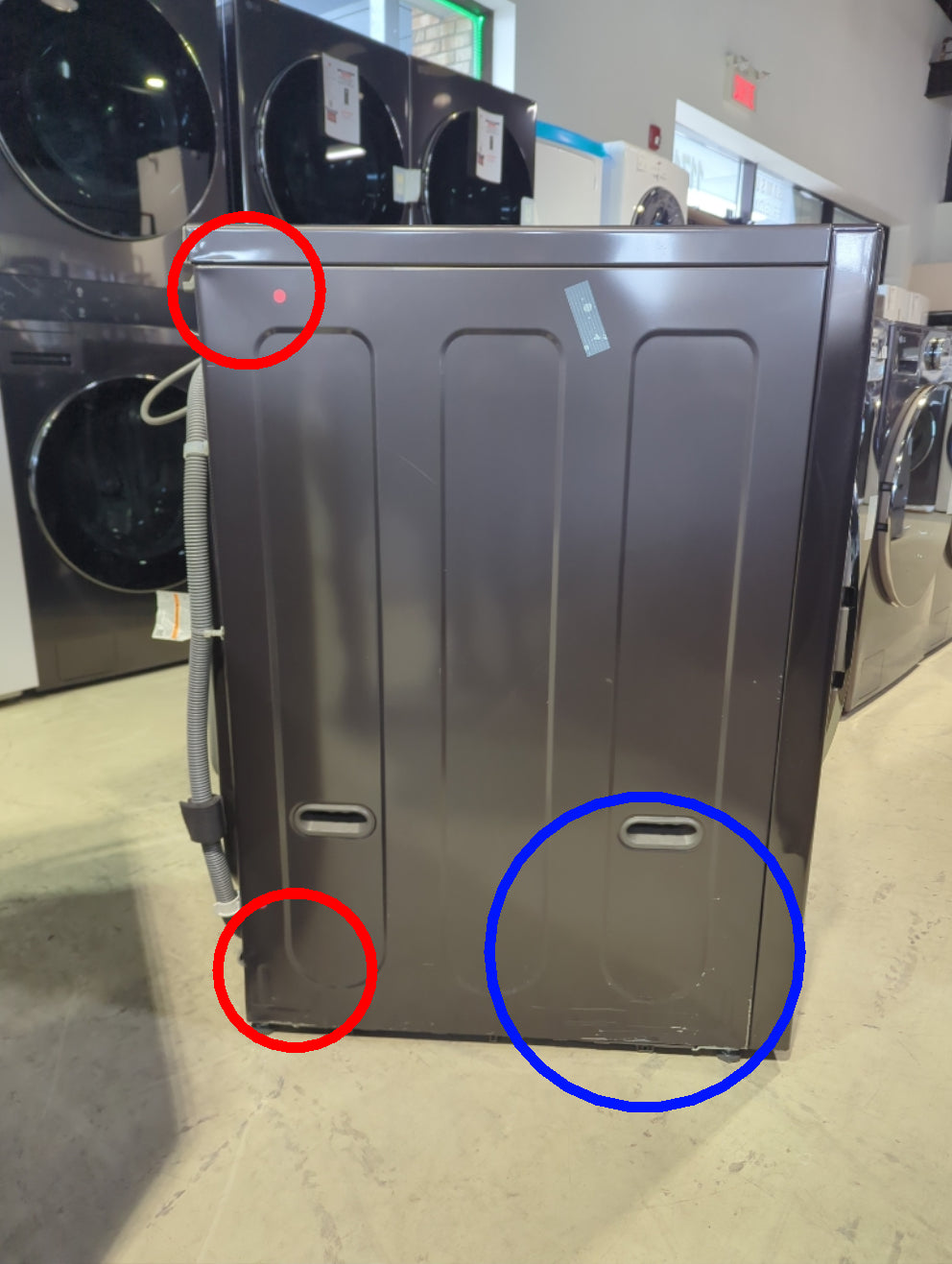 WM6998HBA - LAUNDRY CENTERS - LG - All-In-One - Electric - Black Stainless Steel - Open Box - BonPrix Électroménagers