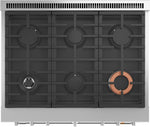 C2Y366P2TS1 - RANGES - Café - Dual Fuel - Stainless Steel - Open Box - BonPrix Électroménagers