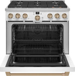 C2Y366P4TW2 - RANGES - Café - Dual Fuel - White - Open Box - BonPrix Électroménagers