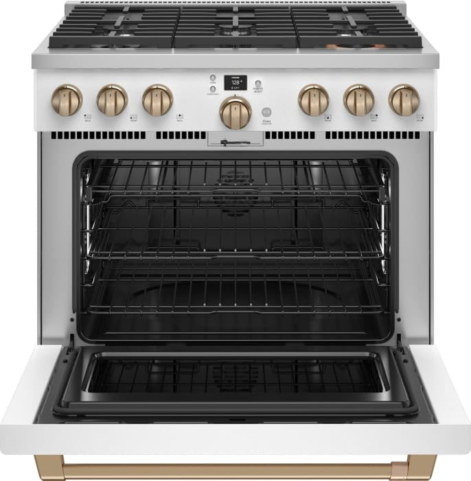 C2Y366P4TW2 - RANGES - Café - Dual Fuel - White - Open Box - BonPrix Électroménagers