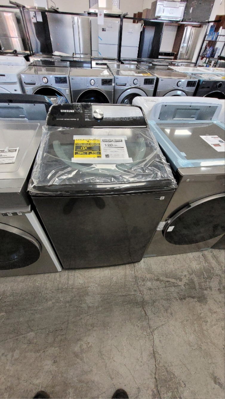 WA52DG5500AV - WASHERS - Samsung - Top Loading - Black - Open Box
