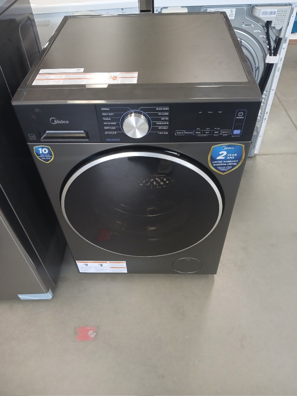 MLHW31S2BBG - LAVEUSES - Midea - Chargement frontal - Acier graphite - Boîte Ouverte