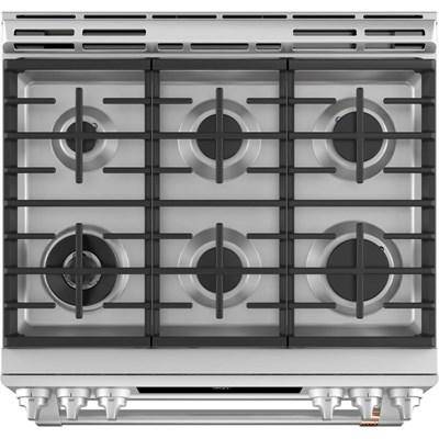 CC2S950P2MS1 - RANGES - Café - Dual Fuel - Stainless Steel - Open Box - BonPrix Électroménagers